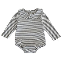 Load image into Gallery viewer, Baby Unisex Striped Flower Polka dots Print Rompers Wholesale 220817448
