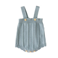 Load image into Gallery viewer, Baby Kid Unisex Solid Color Flower Crochet Cardigan Rompers Wholesale 220817451
