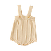 Load image into Gallery viewer, Baby Kid Unisex Solid Color Flower Crochet Cardigan Rompers Wholesale 220817451
