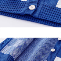 Load image into Gallery viewer, Baby Kid Unisex Checked Cartoon Crochet Vests Waistcoats Cardigan Wholesale 220817452
