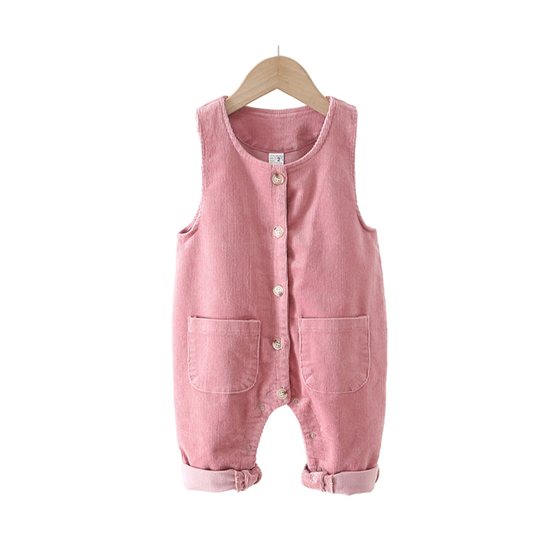 Baby Kid Unisex Solid Color Jumpsuits Wholesale 220817462