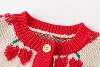 Load image into Gallery viewer, Baby Kid Girls Fruit Crochet Cardigan Rompers Wholesale 220817465
