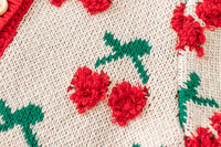 Load image into Gallery viewer, Baby Kid Girls Fruit Crochet Cardigan Rompers Wholesale 220817465
