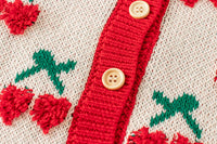 Load image into Gallery viewer, Baby Kid Girls Fruit Crochet Cardigan Rompers Wholesale 220817465
