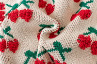 Load image into Gallery viewer, Baby Kid Girls Fruit Crochet Cardigan Rompers Wholesale 220817465
