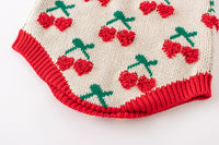 Load image into Gallery viewer, Baby Kid Girls Fruit Crochet Cardigan Rompers Wholesale 220817465

