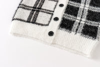 Load image into Gallery viewer, Baby Kid Unisex Checked Crochet Cardigan Wholesale 220817467
