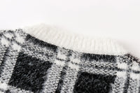 Load image into Gallery viewer, Baby Kid Unisex Checked Crochet Cardigan Wholesale 220817467
