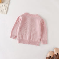 Load image into Gallery viewer, Baby Kid Girls Solid Color Crochet Cardigan Wholesale 220817468
