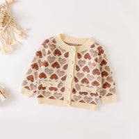 Load image into Gallery viewer, Baby Kid Girls Love heart Print Rompers Jackets Outwears Wholesale 220817469
