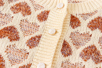 Load image into Gallery viewer, Baby Kid Girls Love heart Print Rompers Jackets Outwears Wholesale 220817469
