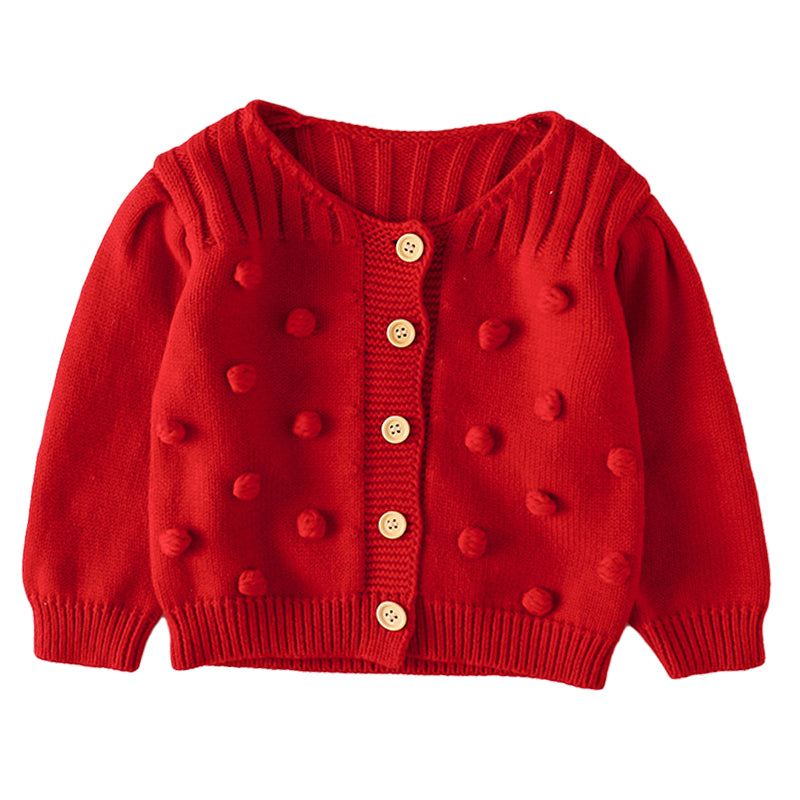 Baby Kid Girls Solid Color Crochet Jackets Outwears Wholesale 220817471