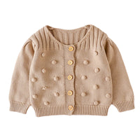 Load image into Gallery viewer, Baby Kid Girls Solid Color Crochet Jackets Outwears Wholesale 220817471
