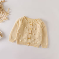 Load image into Gallery viewer, Baby Kid Girls Solid Color Crochet Jackets Outwears Wholesale 220817471
