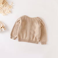 Load image into Gallery viewer, Baby Kid Girls Solid Color Crochet Jackets Outwears Wholesale 220817471
