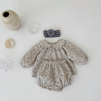 Load image into Gallery viewer, 2 Pieces Set Baby Kid Girls Flower Print Tops And Shorts Wholesale 220817473
