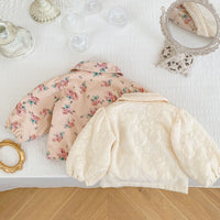 Load image into Gallery viewer, Baby Kid Girls Flower Print Jackets Outwears Wholesale 220817475

