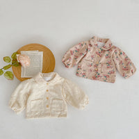 Load image into Gallery viewer, Baby Kid Girls Flower Print Jackets Outwears Wholesale 220817475
