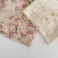 Load image into Gallery viewer, Baby Kid Girls Flower Print Jackets Outwears Wholesale 220817475
