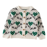 Load image into Gallery viewer, Baby Kid Girls Letters Love heart Print Rompers Jackets Outwears Wholesale 220817477
