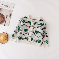 Load image into Gallery viewer, Baby Kid Girls Letters Love heart Print Rompers Jackets Outwears Wholesale 220817477
