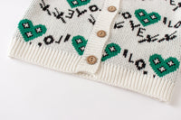 Load image into Gallery viewer, Baby Kid Girls Letters Love heart Print Rompers Jackets Outwears Wholesale 220817477
