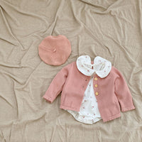 Load image into Gallery viewer, Baby Kid Girls Solid Color Crochet Cardigan Wholesale 220817479
