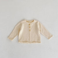 Load image into Gallery viewer, Baby Kid Girls Solid Color Crochet Cardigan Wholesale 220817479
