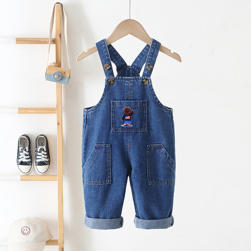 Baby Kid Unisex Solid Color Cartoon Jumpsuits Wholesale 220817482