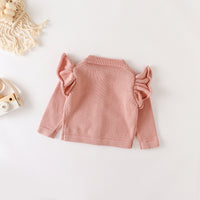 Load image into Gallery viewer, Baby Kid Girls Solid Color Crochet Cardigan Wholesale 220817493
