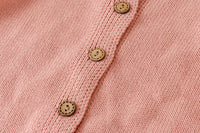 Load image into Gallery viewer, Baby Kid Girls Solid Color Crochet Cardigan Wholesale 220817493
