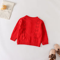 Load image into Gallery viewer, Baby Kid Unisex Solid Color Crochet Cardigan Wholesale 220817495

