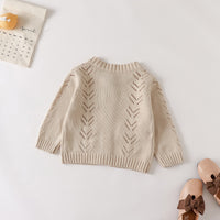 Load image into Gallery viewer, Baby Kid Unisex Solid Color Crochet Cardigan Wholesale 220817495
