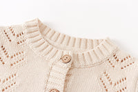 Load image into Gallery viewer, Baby Kid Unisex Solid Color Crochet Cardigan Wholesale 220817495

