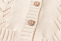 Load image into Gallery viewer, Baby Kid Unisex Solid Color Crochet Cardigan Wholesale 220817495
