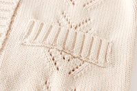 Load image into Gallery viewer, Baby Kid Unisex Solid Color Crochet Cardigan Wholesale 220817495
