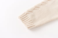 Load image into Gallery viewer, Baby Kid Unisex Solid Color Crochet Cardigan Wholesale 220817495
