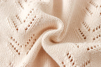 Load image into Gallery viewer, Baby Kid Unisex Solid Color Crochet Cardigan Wholesale 220817495
