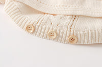 Load image into Gallery viewer, Baby Kid Girls Solid Color Crochet Rompers Wholesale 220817497
