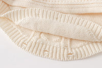 Load image into Gallery viewer, Baby Kid Girls Solid Color Crochet Rompers Wholesale 220817497
