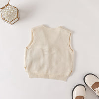 Load image into Gallery viewer, Baby Girls Solid Color Crochet Vests Waistcoats Wholesale 220817515
