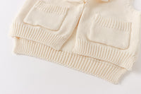 Load image into Gallery viewer, Baby Girls Solid Color Crochet Vests Waistcoats Wholesale 220817515
