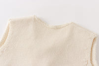 Load image into Gallery viewer, Baby Girls Solid Color Crochet Vests Waistcoats Wholesale 220817515
