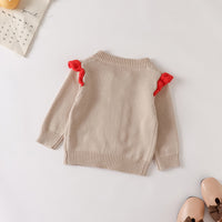 Load image into Gallery viewer, Baby Girls Color-blocking Crochet Cardigan Wholesale 220817516
