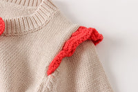 Load image into Gallery viewer, Baby Girls Color-blocking Crochet Cardigan Wholesale 220817516
