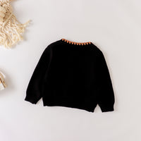 Load image into Gallery viewer, Baby Girls Flower Crochet Embroidered Cardigan Wholesale 220817517
