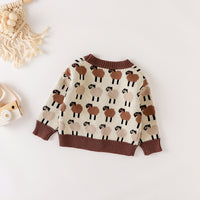 Load image into Gallery viewer, Baby Girls Cartoon Crochet Cardigan Wholesale 220817519
