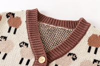 Load image into Gallery viewer, Baby Girls Cartoon Crochet Cardigan Wholesale 220817519
