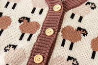 Load image into Gallery viewer, Baby Girls Cartoon Crochet Cardigan Wholesale 220817519

