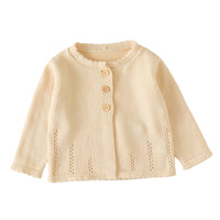 Load image into Gallery viewer, Baby Girls Solid Color Cardigan Wholesale 220817520
